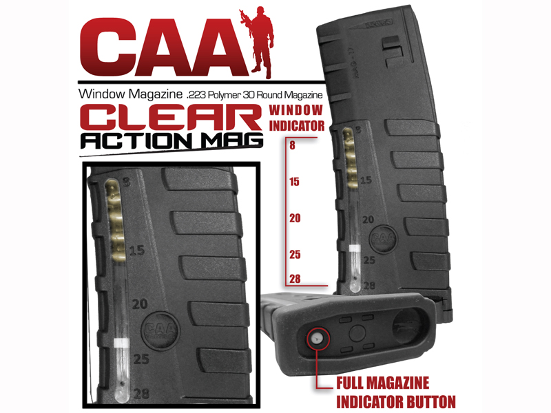 CAA Clear Action .223 AR15 30rd Mag
